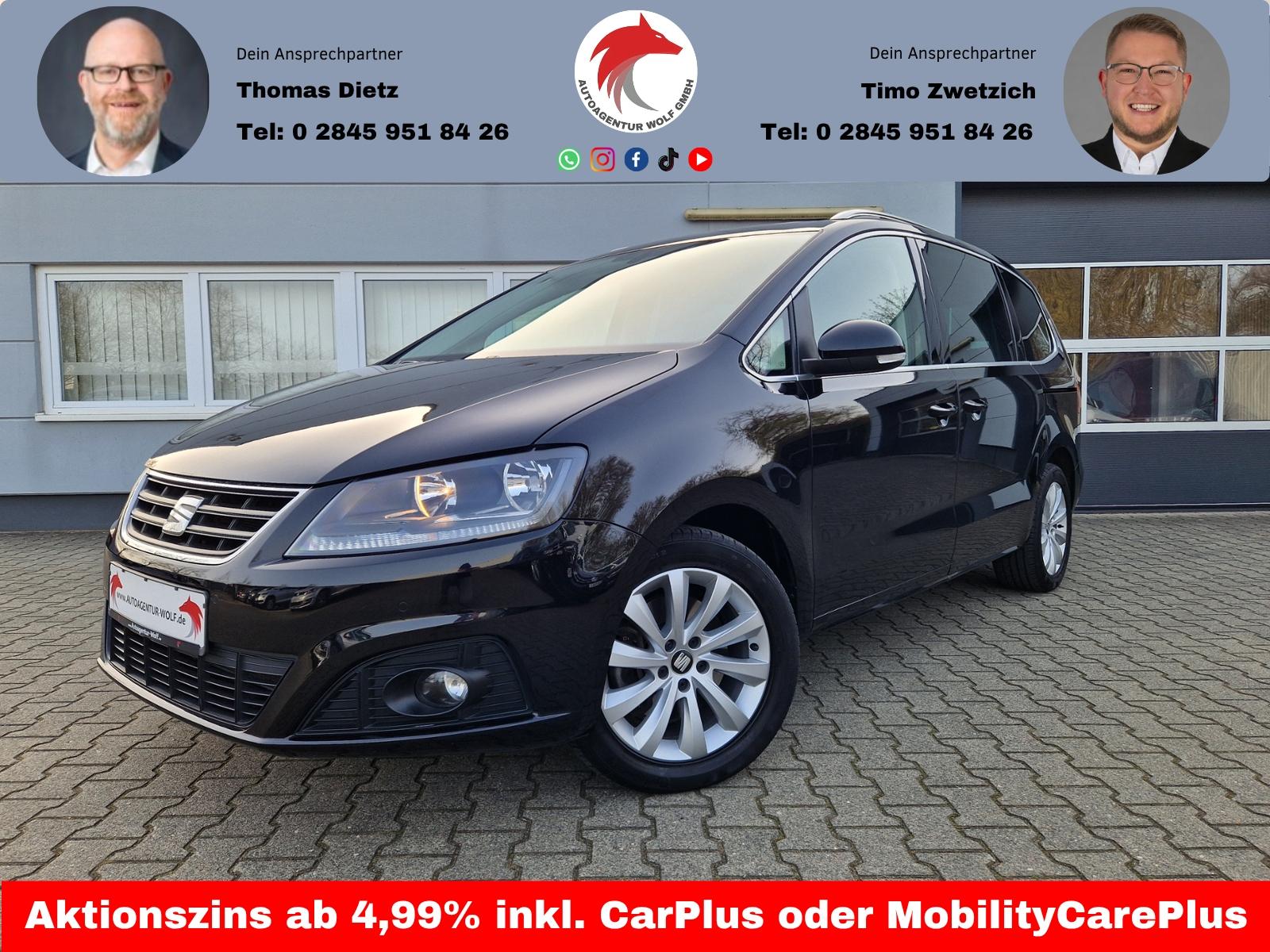Seat Alhambra Style 7 Sitze 2.0TDI*AHK*Pano