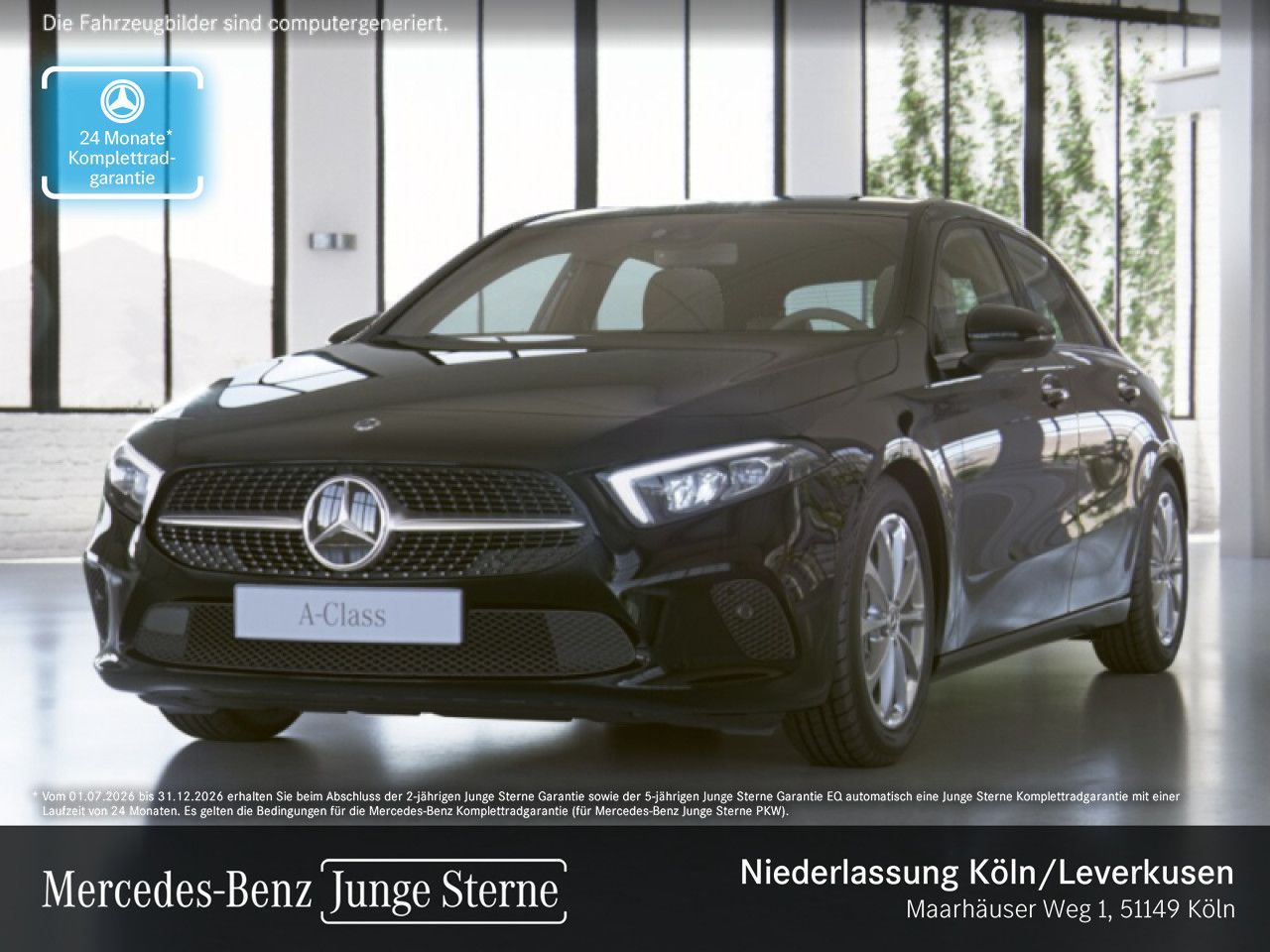 Mercedes-Benz A 180 d Style LED AHK Kam Keyless Navi SpiegelP