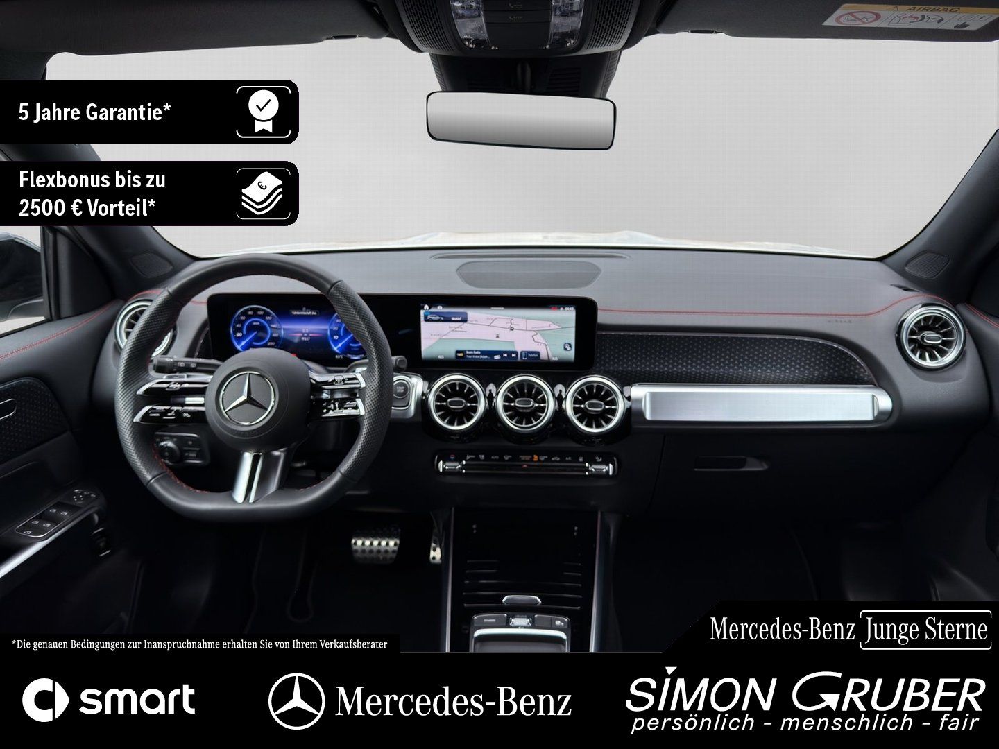 Fahrzeugabbildung Mercedes-Benz EQB 300 4M AMG Night 360 Winter 7Sitze Model 25