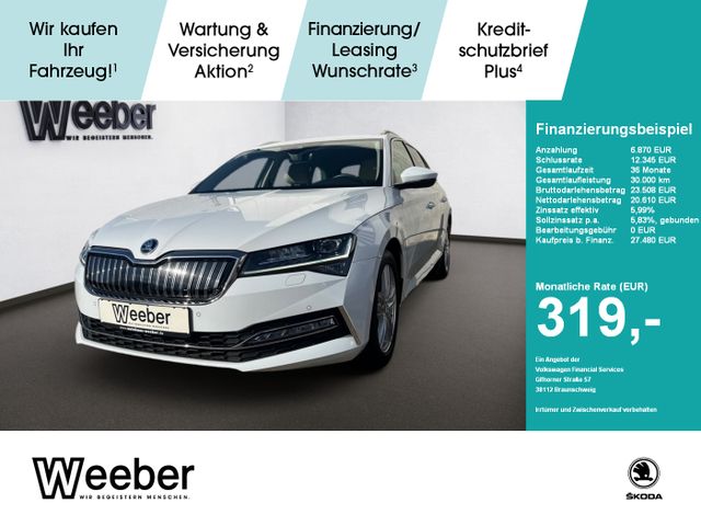 Skoda Superb Combi iV L&K LEDER NAVI STANDH Navi LED