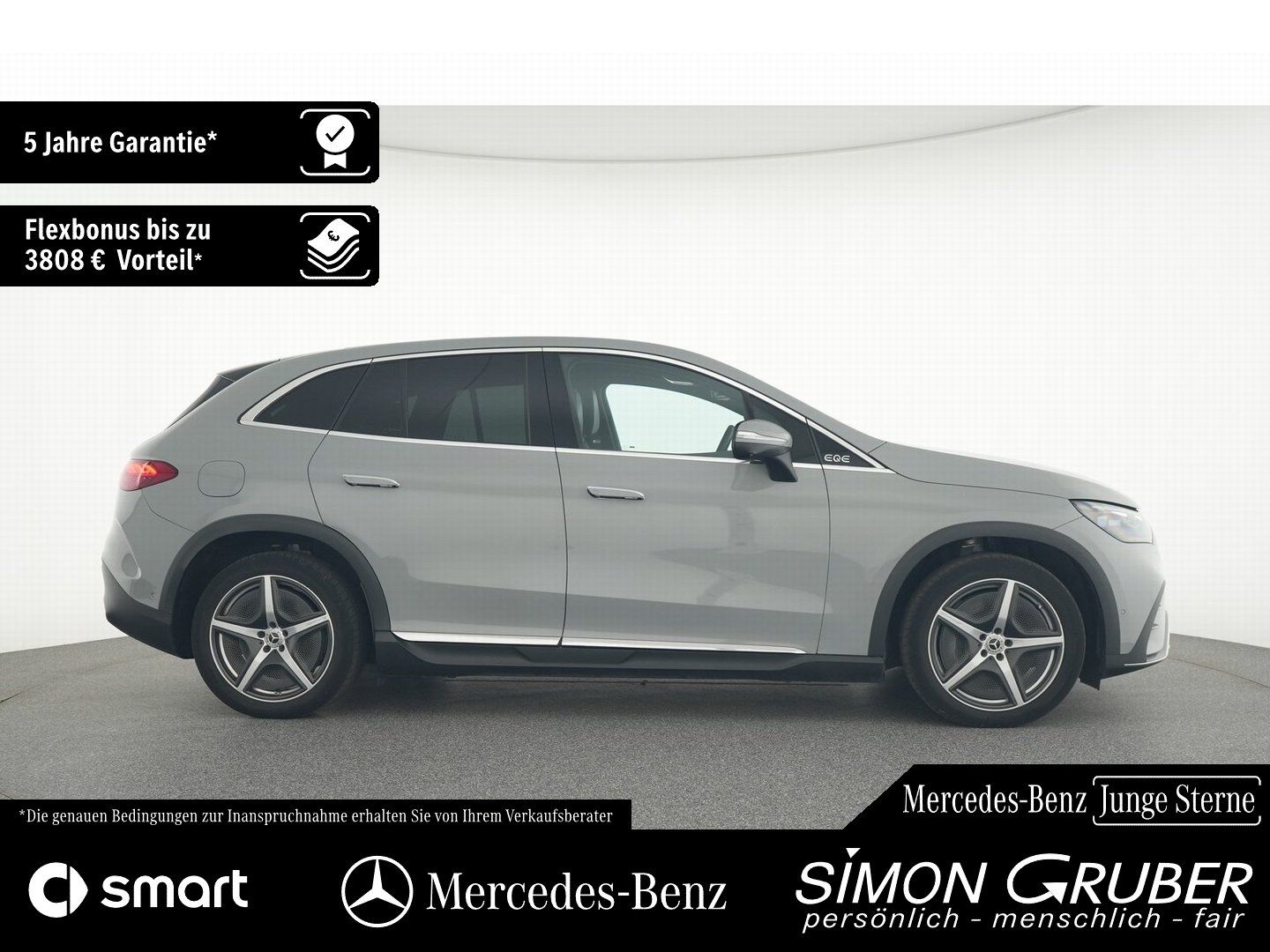 Fahrzeugabbildung Mercedes-Benz EQE 350 4M SUV AMG Pano Airmatic DigiLight 360