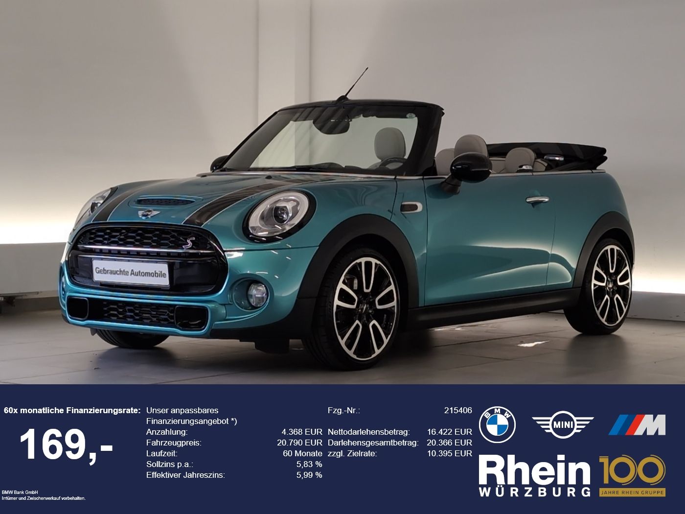 MINI Cooper S Cabrio LED/SHZ/PDC-hi LED/SHZ/PDC-hi