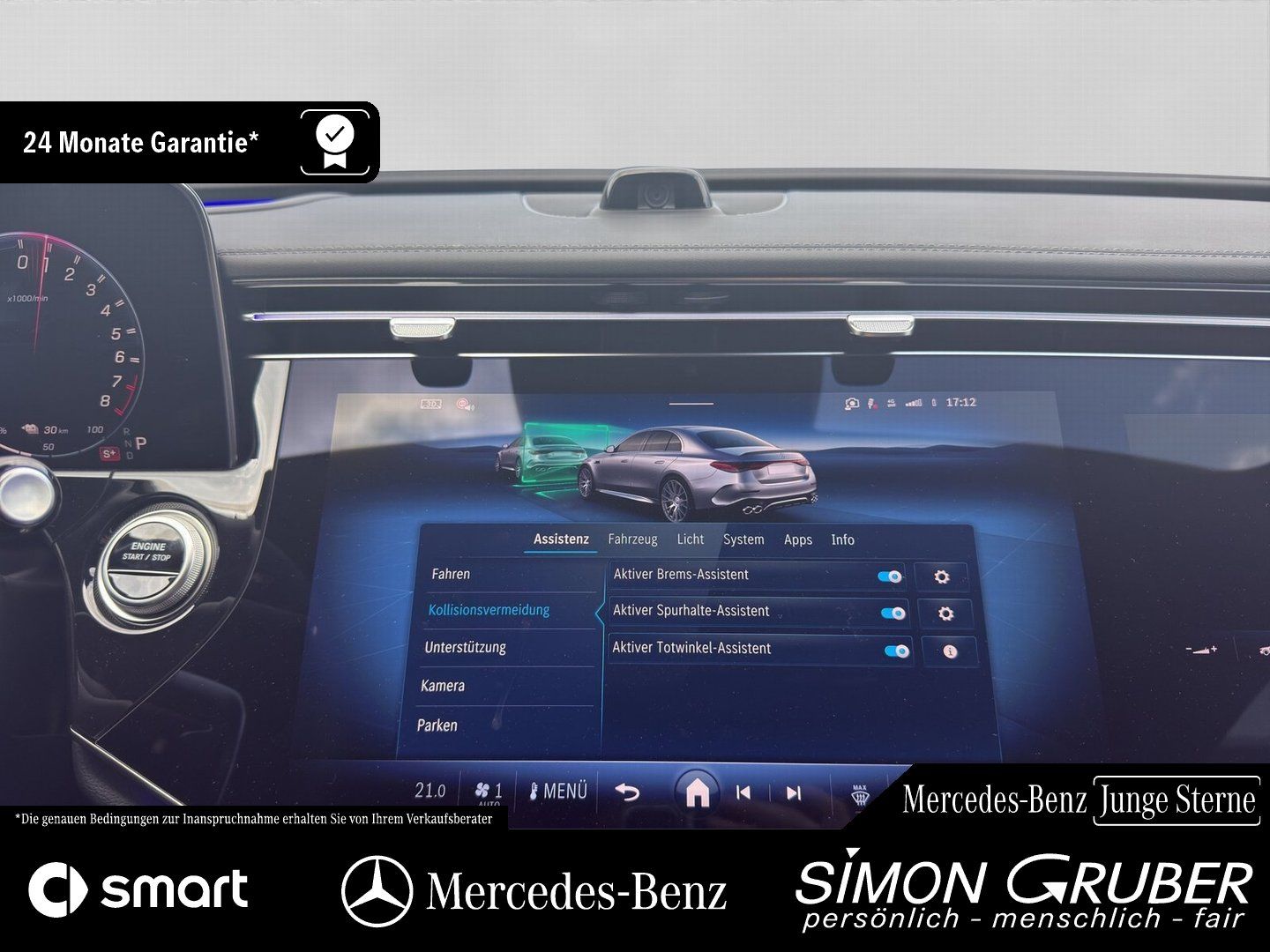 Fahrzeugabbildung Mercedes-Benz E 53 Hybrid 4M+ Perfo Sitz Dynamic+Carbon Nappa