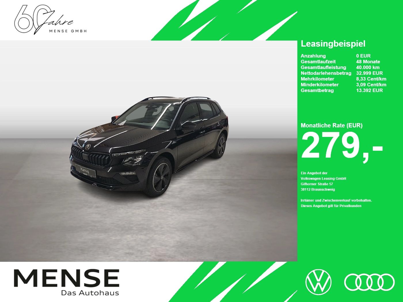 Skoda Kamiq 1.5 TSI Monte Carlo Matrix AHK Pano SD ACC