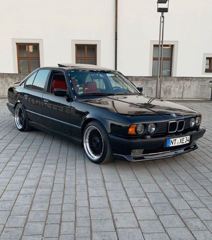 BMW E34 525i 3 Hand Nappaleder BBS Neulack...