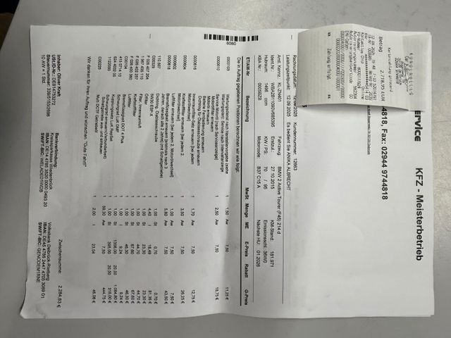 BMW 214 Active Tourer