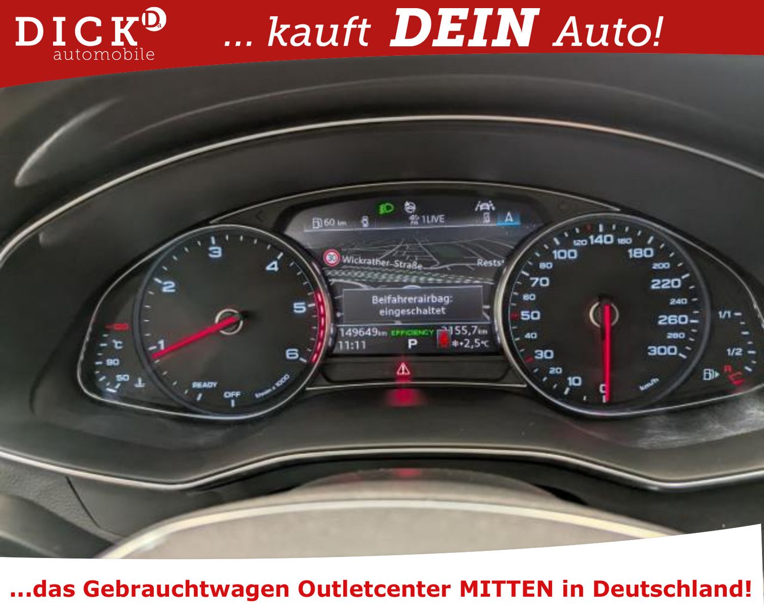 Fahrzeugabbildung Audi A6 Av. 40d S-Tr LED/NAVI+/ACC/SHZ/360°/AHK/8Fa