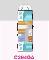 Challenger C394GA  - Challenger Alkoven