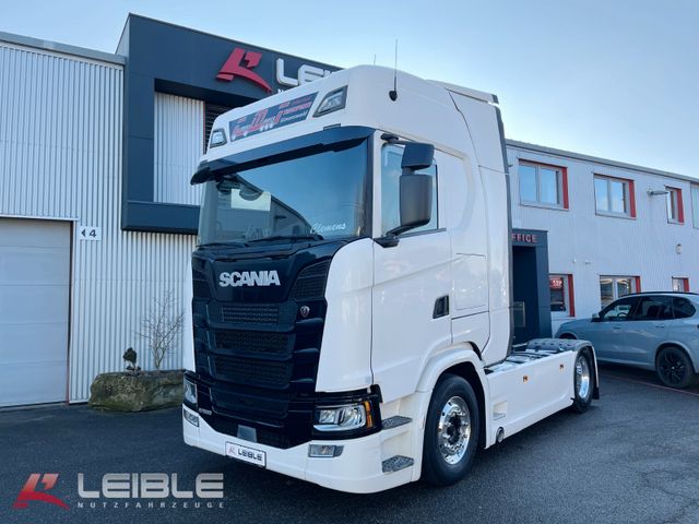 Scania S 500*Standklima* 2xTank 1500L*473TKM*Leder*