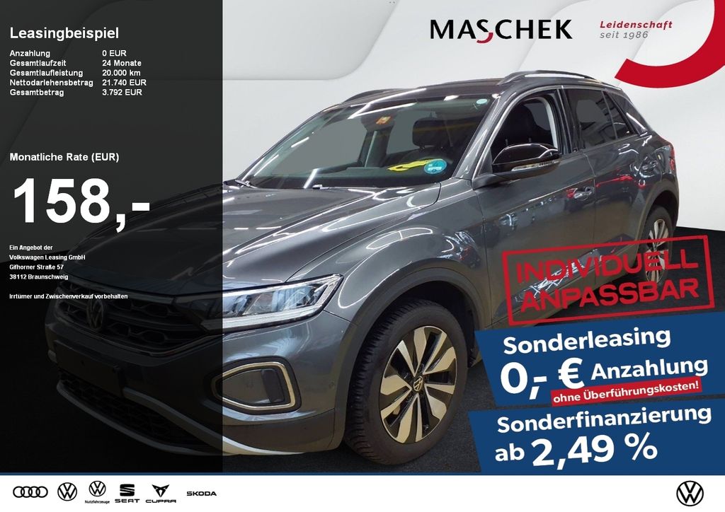 Volkswagen T-ROC Goal 1.0 TSI Sonderleasing ohne zzgl Koste