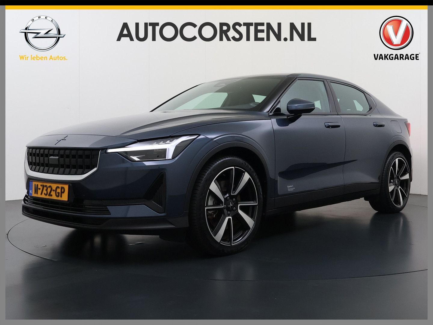 Polestar 2 Dual motor Long Range 78kWh 408PK SOH 90% Goog