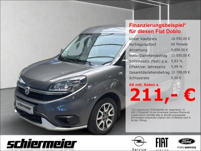 Fiat Doblo Trekking 5-Sitzer Navi Kamera SHZ LKW-Zul.