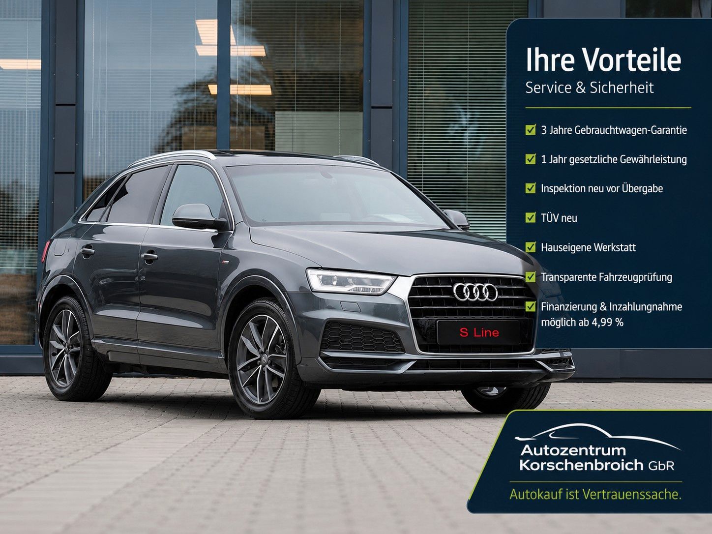 AUDI Q3 S line Sport / Plus *MIT 3 JAHREN GARANTIE*