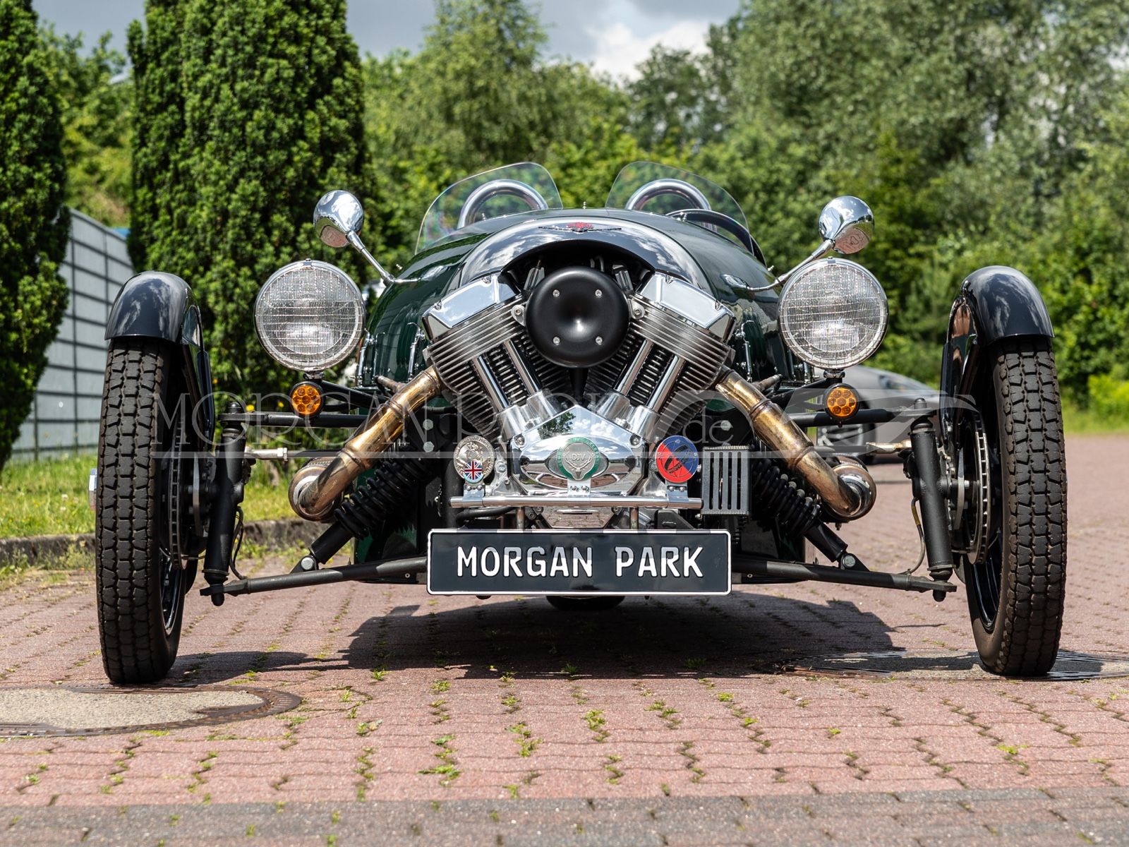 Fahrzeugabbildung Morgan 3 Wheeler *Sport Green / Honey / 110 Years*