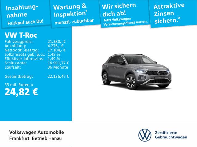 Volkswagen T-Roc Life GOAL 1.0 TSI 6-Gang NAV LED ACC APP