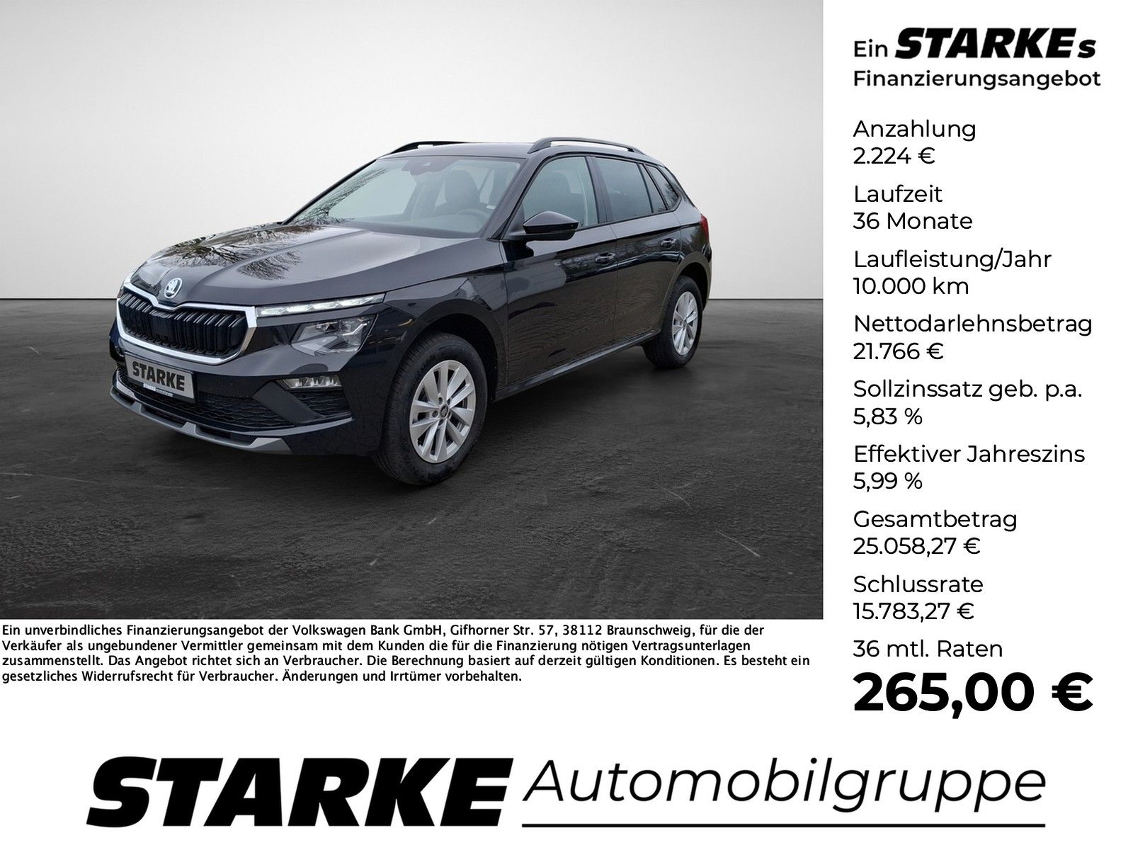 Skoda Kamiq 1.0 TSI DSG Selection  AHK LED PDC LM Temp