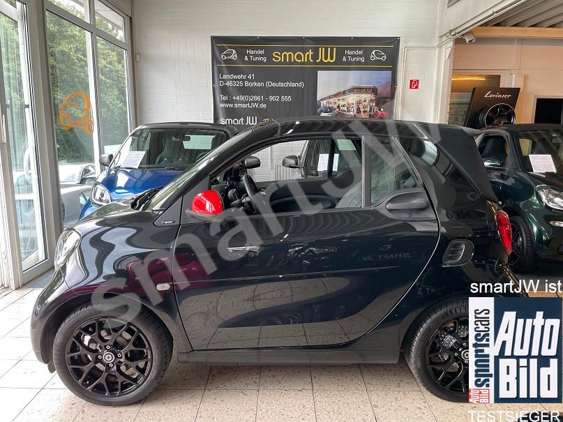 Smart Cabrio 122 PS 185 Km/h Leder Navi F1 Schaltwippe