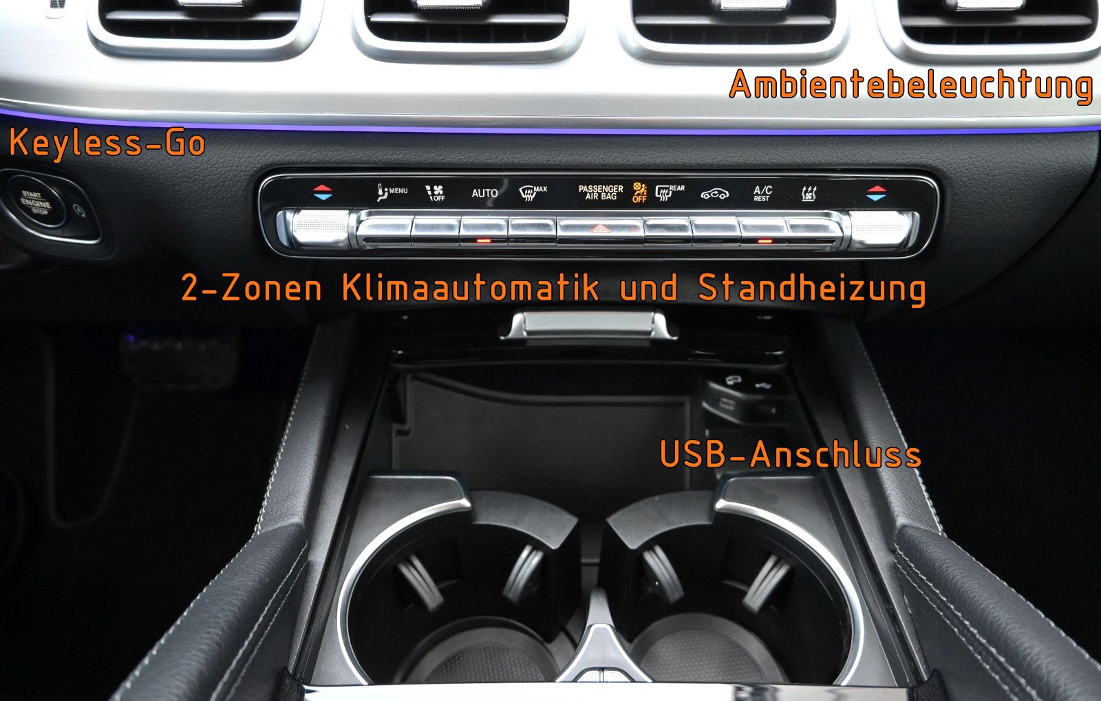 Fahrzeugabbildung Mercedes-Benz GLE 300 d 4MAT. °ACC°AHK°STANDHEIZ°360°KAMERA°