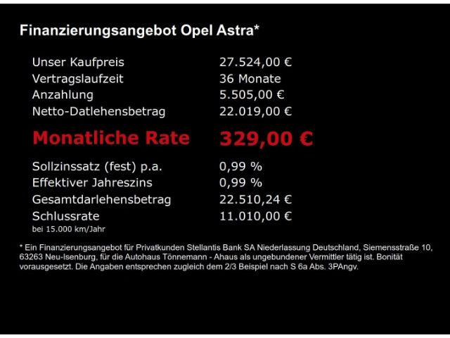 Astra L ST ELEGANCE PHEV AT+LED+NAVI+RÜCKFAHRKAM