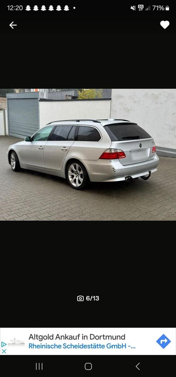BMW 525 2004 — салон