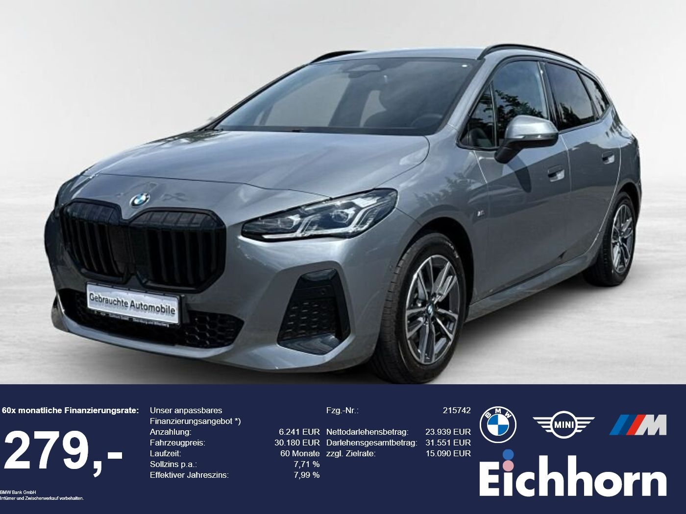 BMW 220i Active Tourer M Sportpaket *AHK.PARKASSIST*