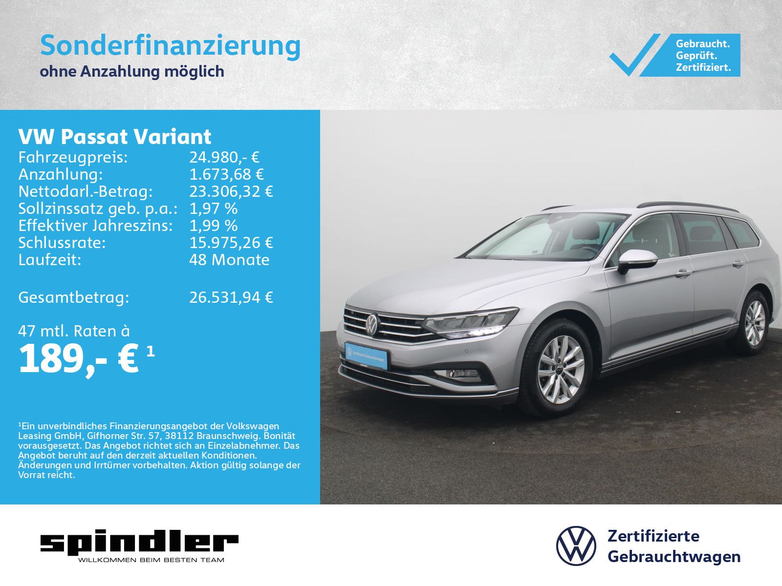 Volkswagen Passat Variant Business 1.5 TSI DSG / AHK, LED