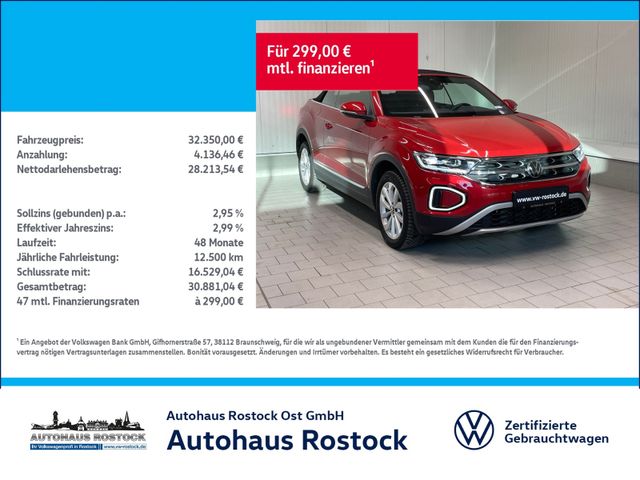 T-Roc Cabriolet Style 1.5 TSI DSG LED NAVI RFK
