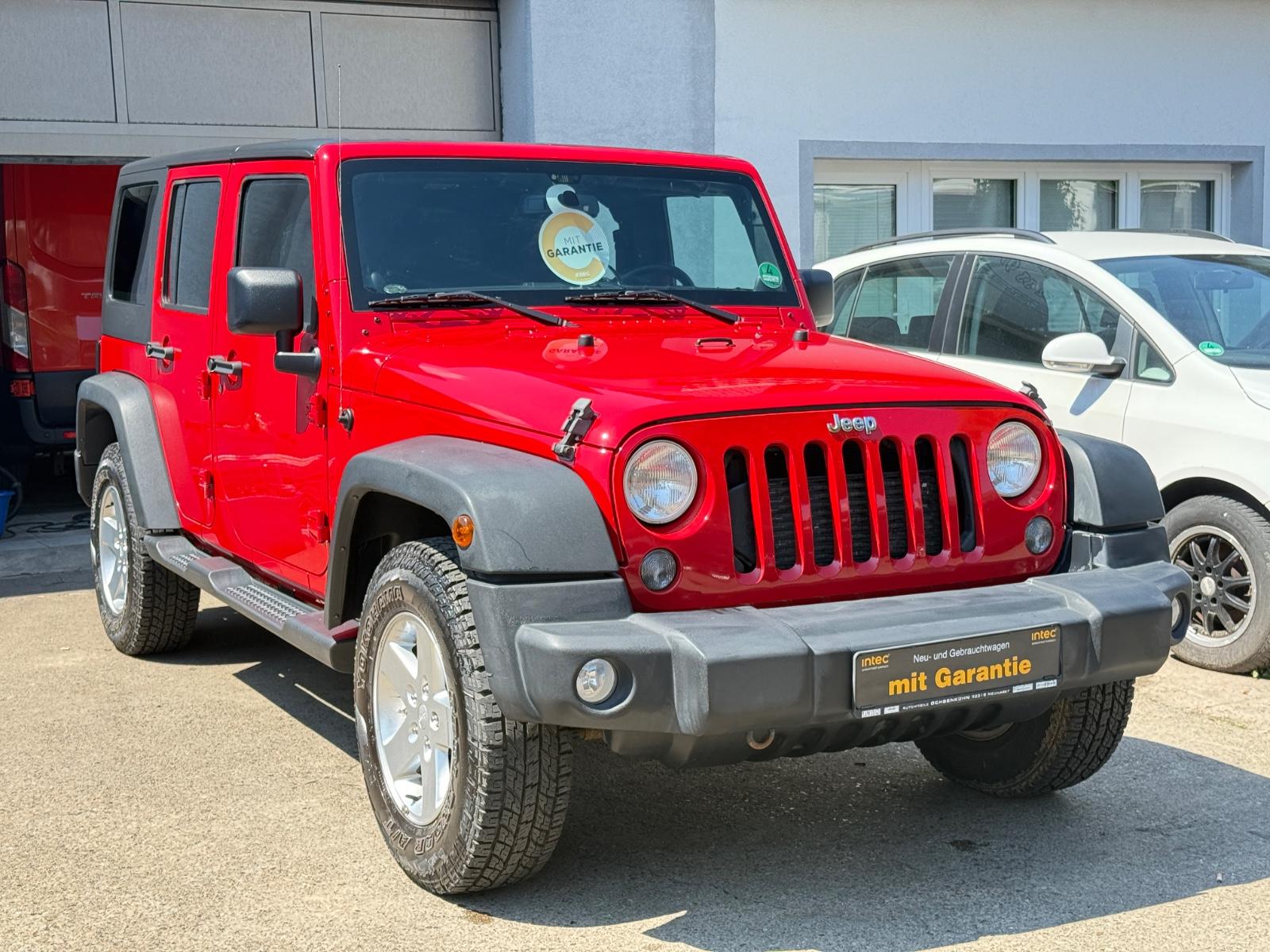 JEEP WRANGLER UNLIMITED / CABRIOLET SPORT 200 ch 4X4 BVA - VOLANT EN CUIR - ORDINATEUR DE BORD EVIC - JANTES ALLIAGE