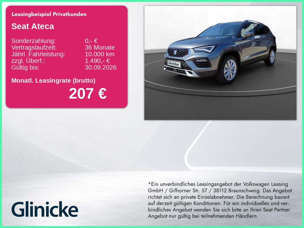Seat Ateca 1.5 TSI DSG Road Edition
