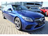 Mercedes-Benz C 300 d AMG-Line Schiebe-Hebedach Leder LED - : Blau, Metallic