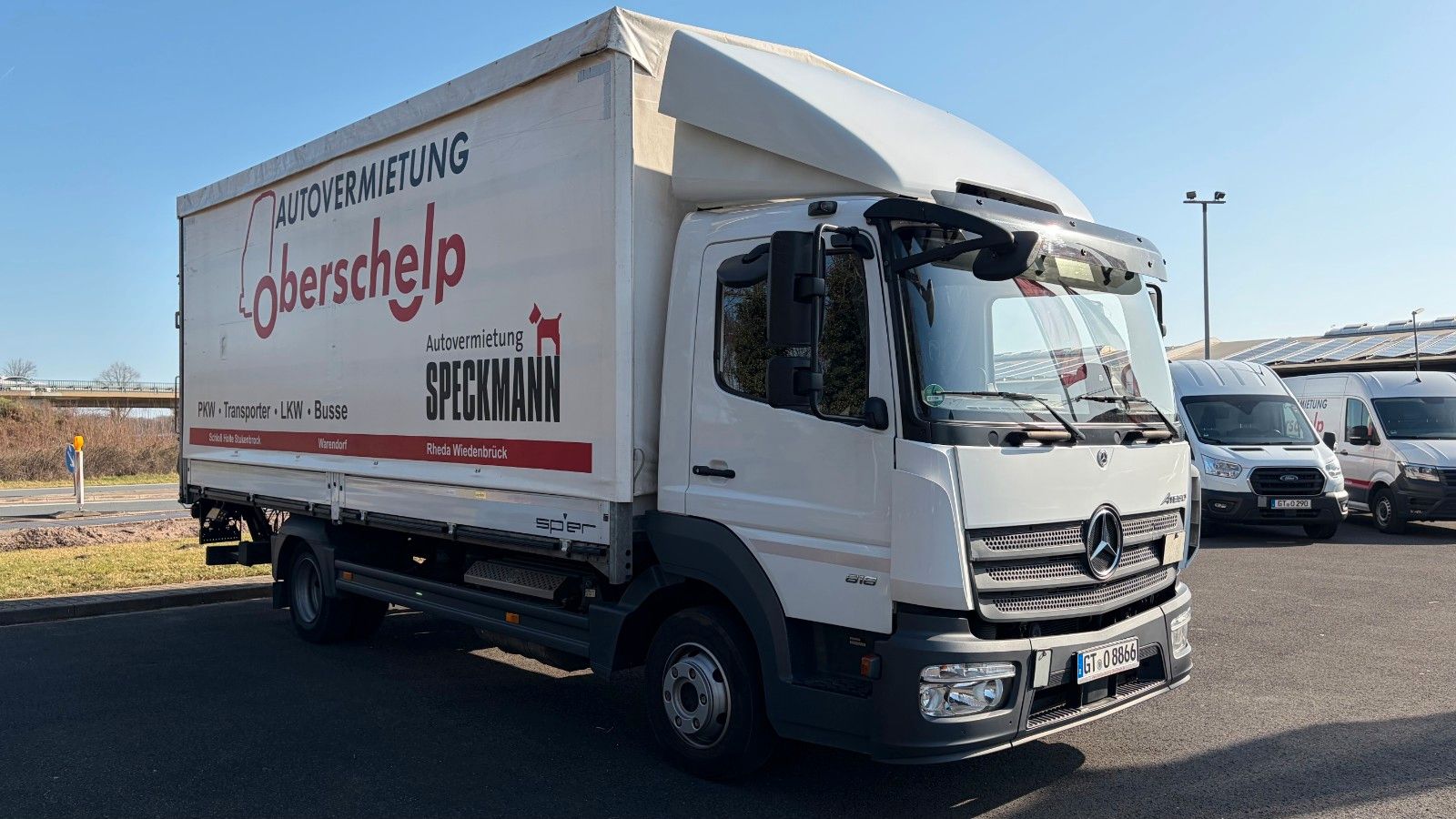 Fahrzeugabbildung Mercedes-Benz Atego 818 L Plane LBW