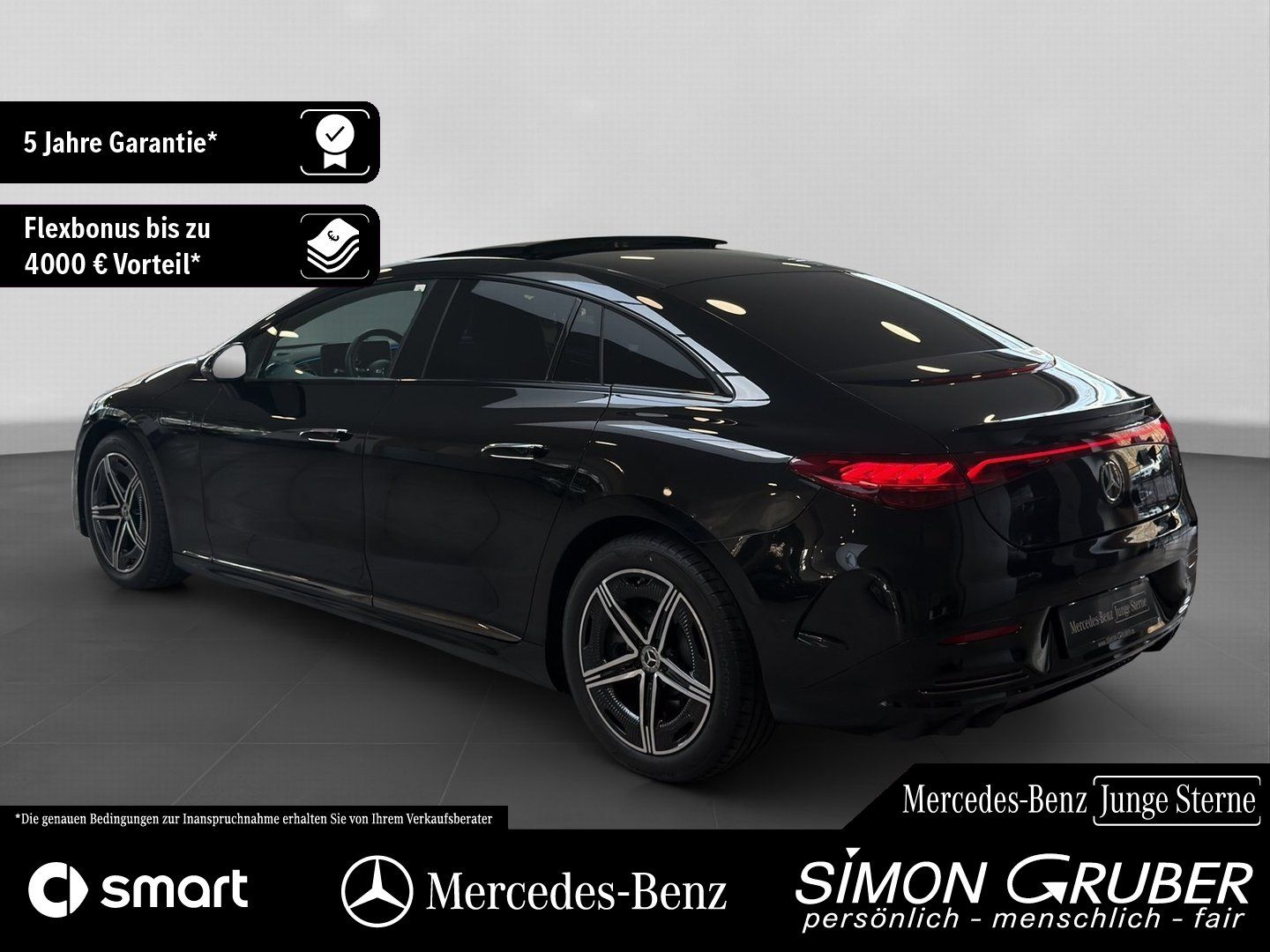 Fahrzeugabbildung Mercedes-Benz EQE 350 4M AMG Night Pano Airmatic HAL 0,25%