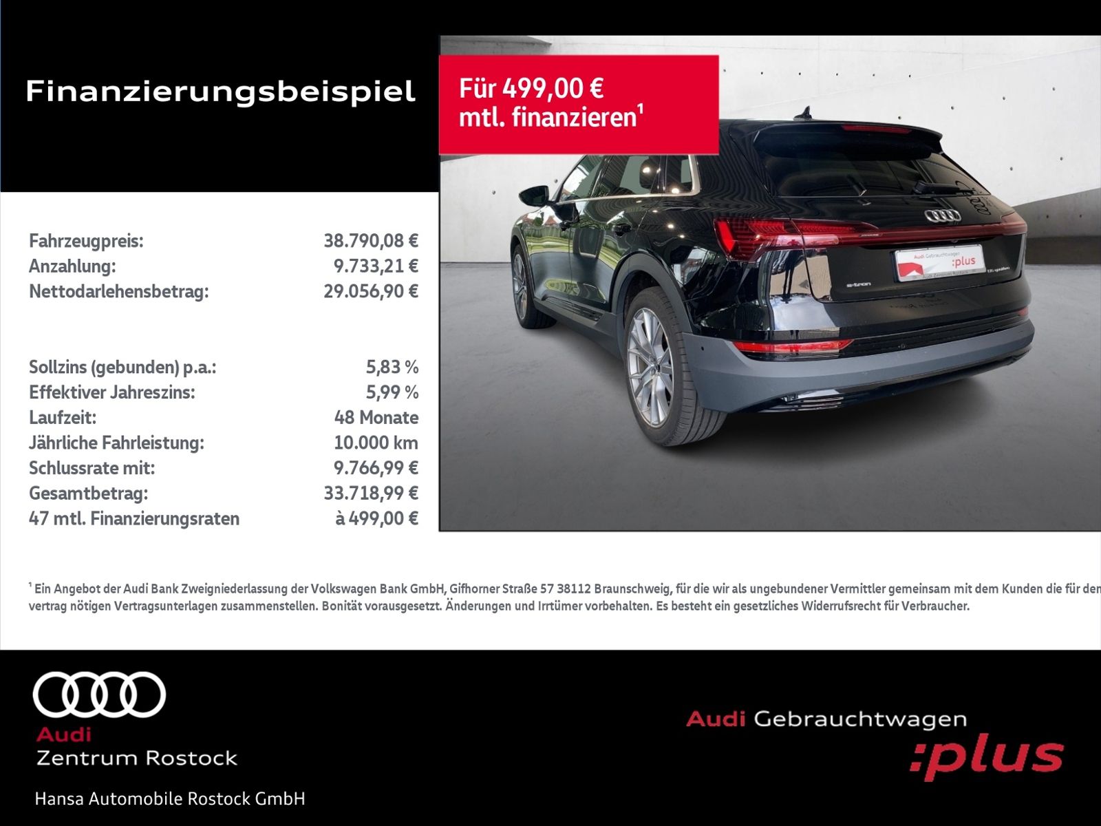Audi e-tron 55 Quattro S-Line+Navi+Led+Head Up+Top Vi imagem 3