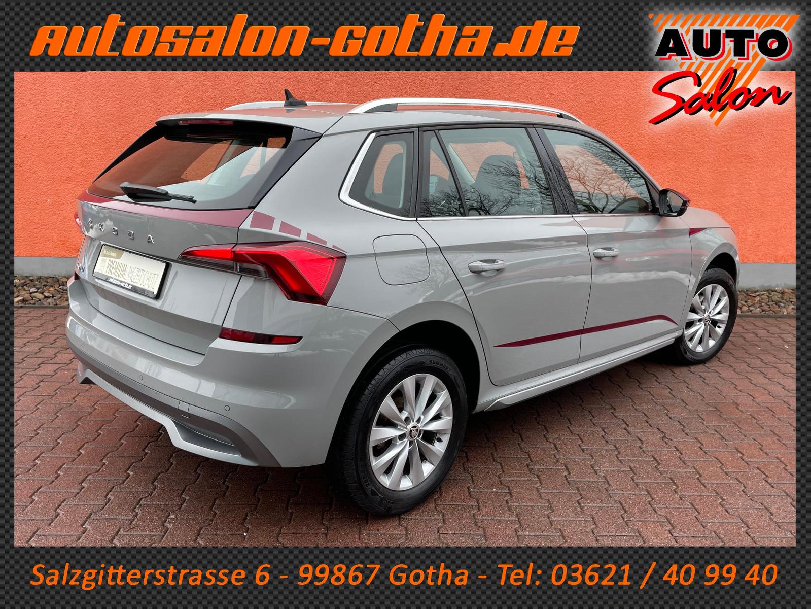 Skoda Kamiq TSI Style Stahlgrau LED+APP LANE SHZ SHEFT, миниатюра 4