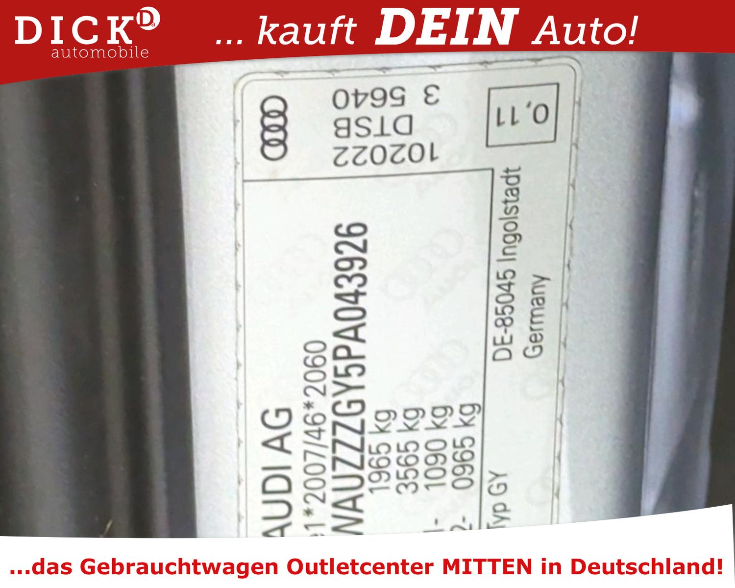 Fahrzeugabbildung Audi A3 SB 35d AT7 LED/ACC/NAVI/VIRTU/SHZ/HIFI/8Fa