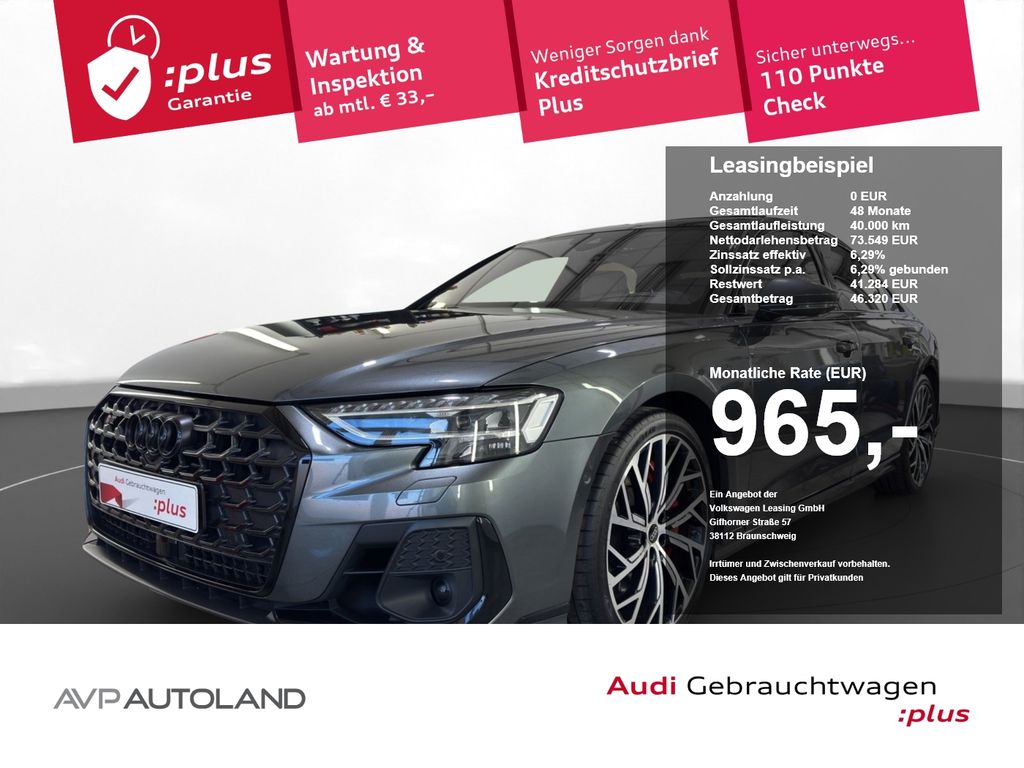 Audi S8 TFSI quattro Tiptronic Individual AHK+PANO UP