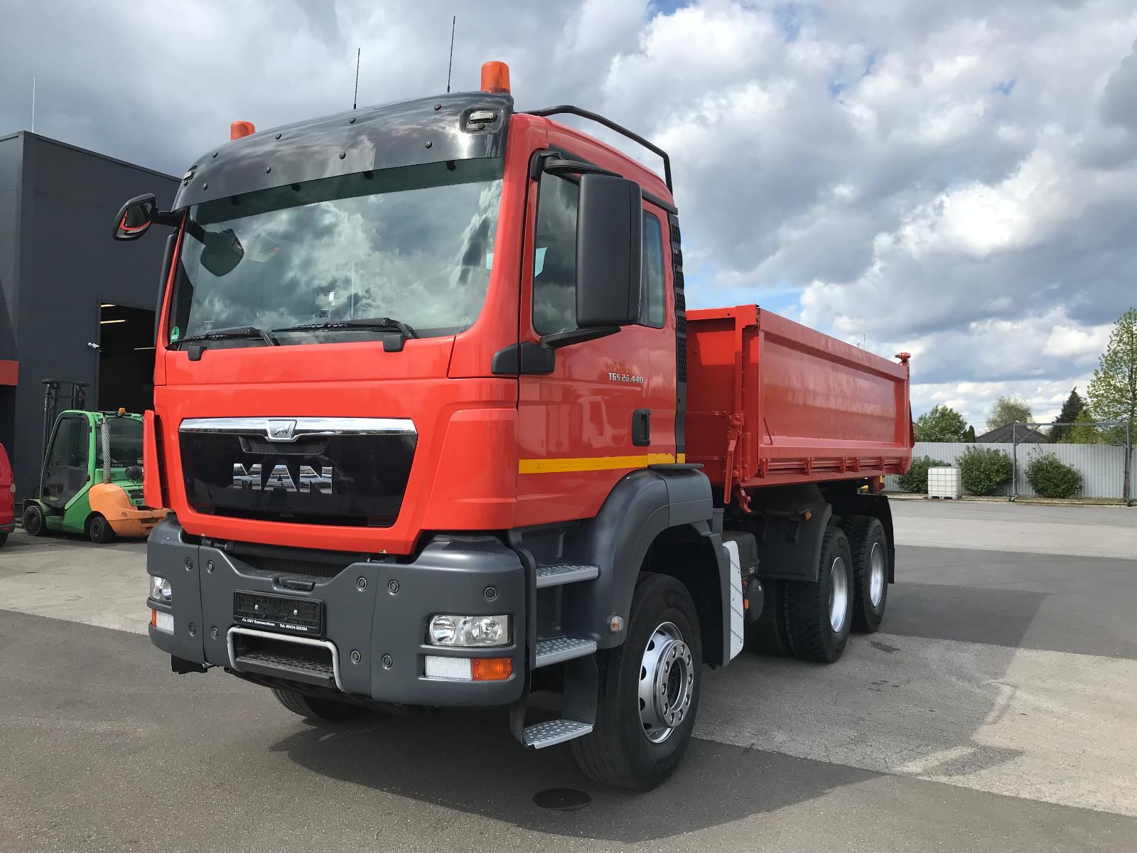 MAN TGS 26.440 EU5/6x4/BB/DAUTEL/3 SEIT KIPPER/