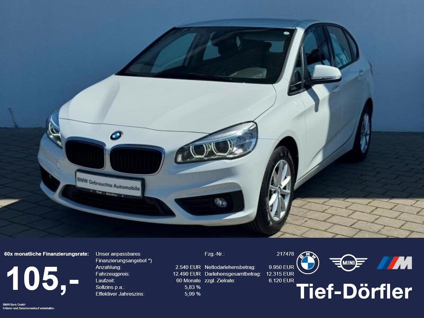 BMW 218i Aut. LED+/Shz/NAVI/Driving-&Park-Assistent
