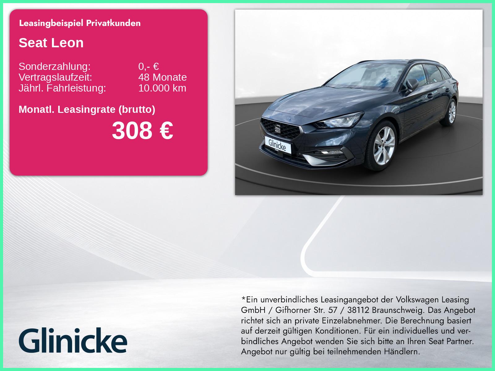 Seat Leon Sportstourer 1.5 eTSI FR DSG Navi Sitzhzg. 