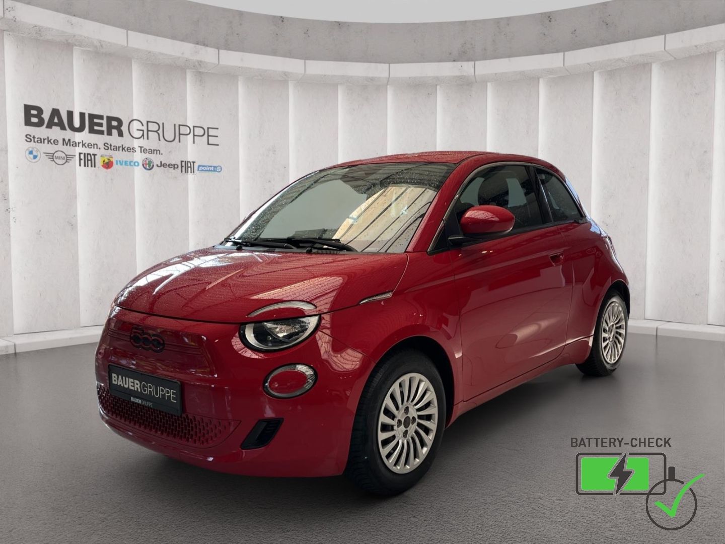 Fiat 500e Red Navi Memory Sitze Apple CarPlay Android