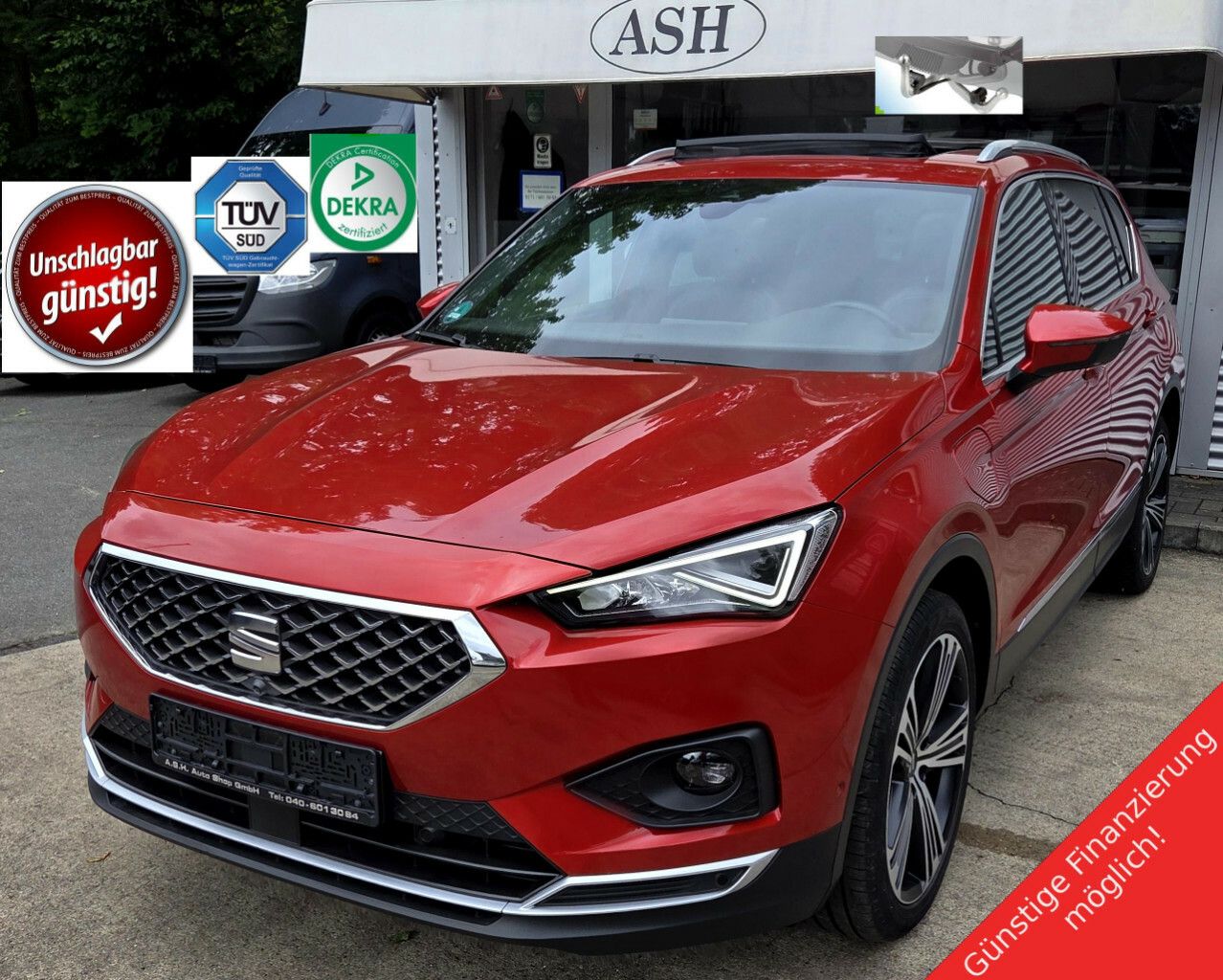 SEAT Tarraco PanSD.Voll-Led.4xSHZ.LED.360°AHK.Mem.SOH