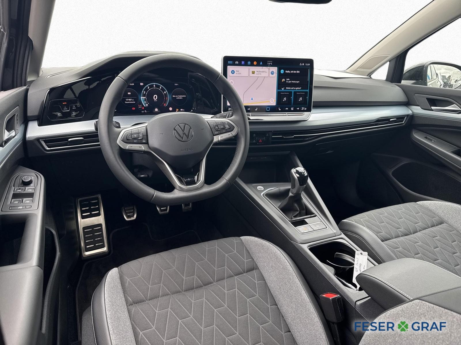 Volkswagen Golf VIII Variant GOAL 1.5 TSI AHK LED NAVI ACC, миниатюра 8