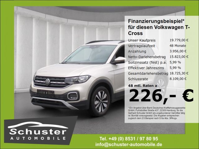 Volkswagen T-Cross MOVE 1.0TSI*ACC Navi SHZ VKZ-Erk PDCv+h