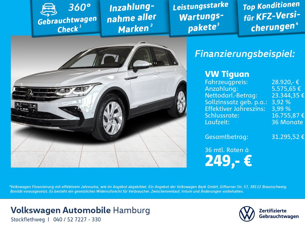 Volkswagen Tiguan 1.5 TSI Elegance DSG LED Navi CarPlay ACC