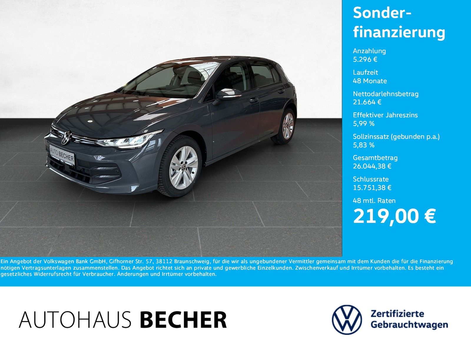 Volkswagen Golf Life 1.5 TSI 6-Gang LED HuD Sitzhz Navi foto 1