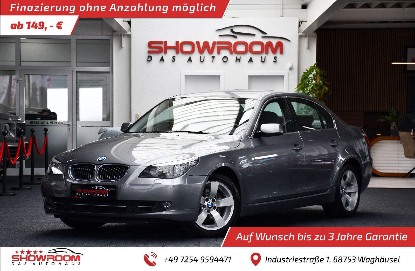 BMW 525 Limo Aut. Leder AHK SoftClose HUD 1.Hand