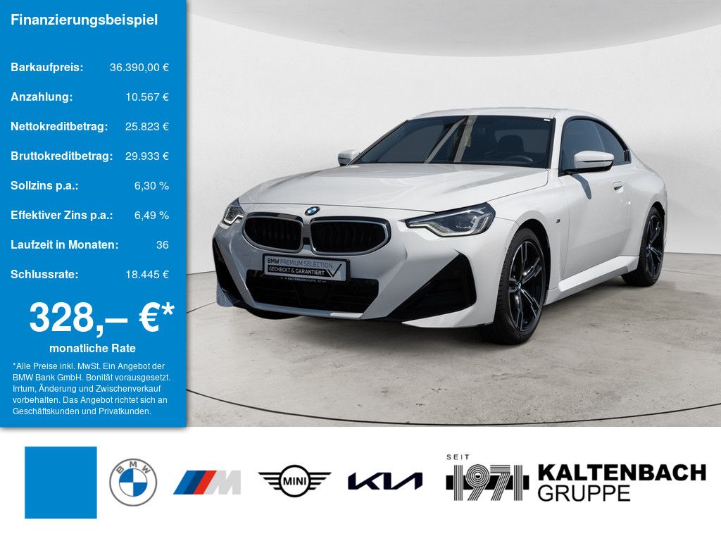 BMW 218i Coupe M-Sport AHK LED NAVI KAMERA SHZ PDC