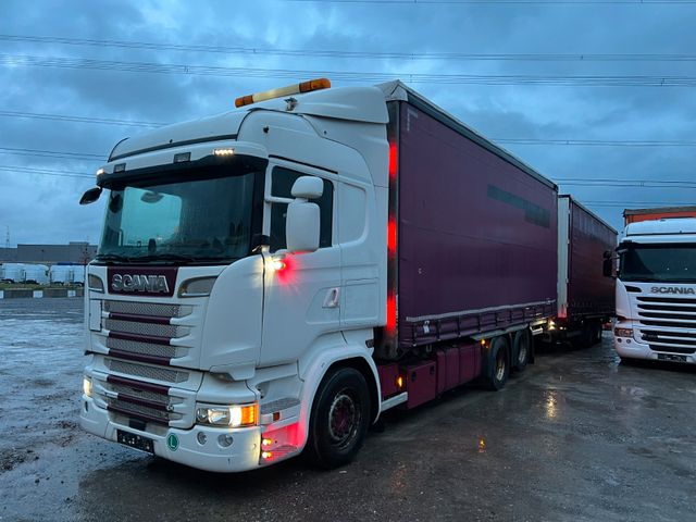 Scania R520*V8*6x2*BOOGIE*LB-CHASSI*TANDEM*WECHSELAUFBA