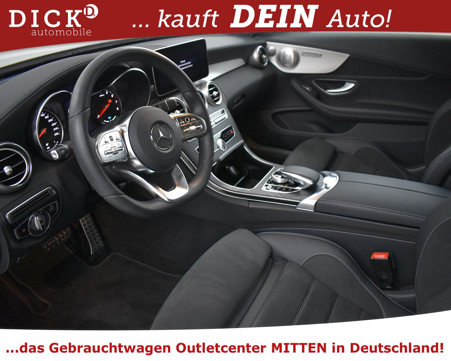 MERCEDES-BENZ C300 Cabrio 2X AMG LIne BURMES+LED+KAMER+AHK+19" - Image 10