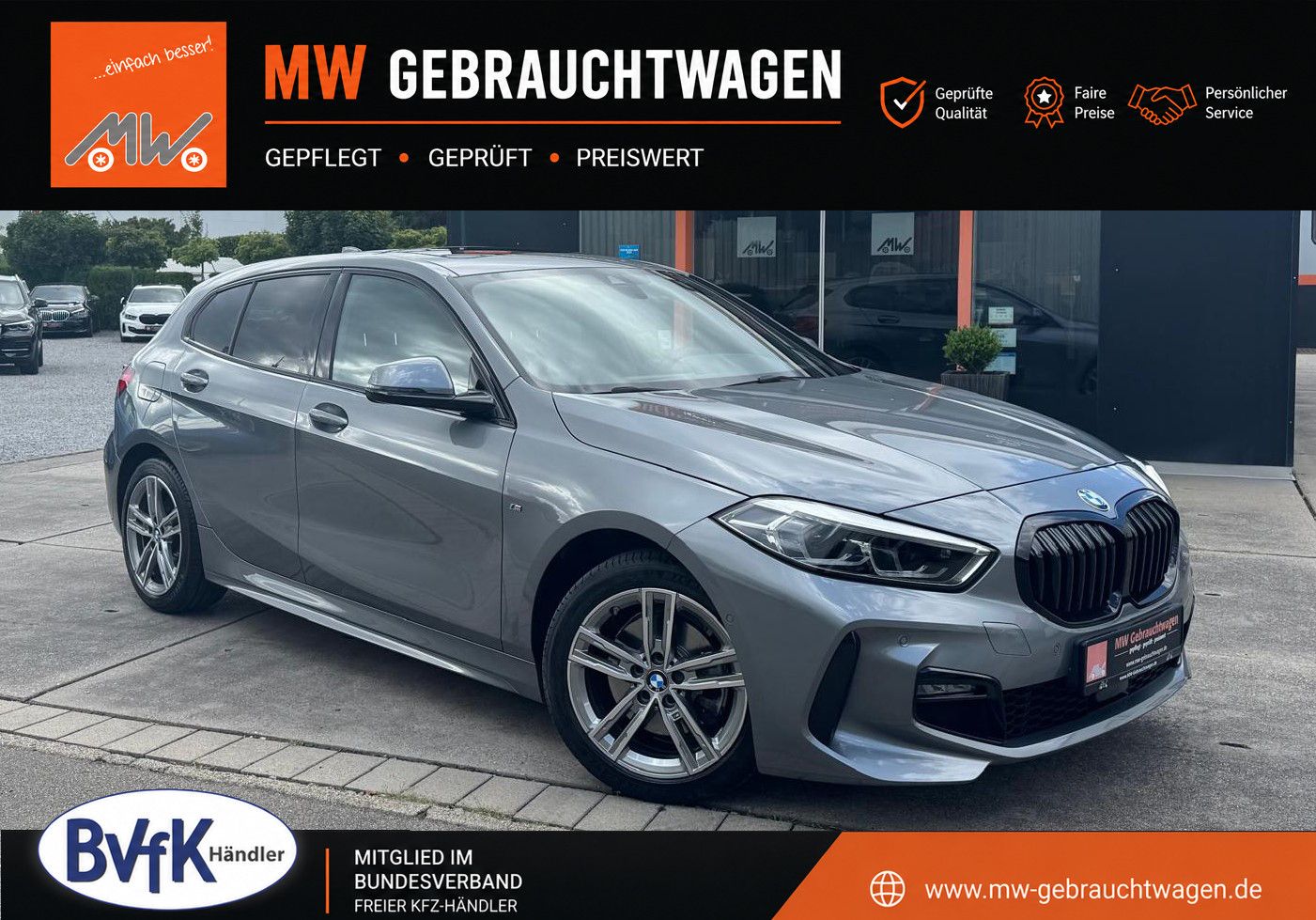 Fahrzeugabbildung BMW 118i M-Sport Steptr. NAV PDC KAM PANO TEMP HIFI
